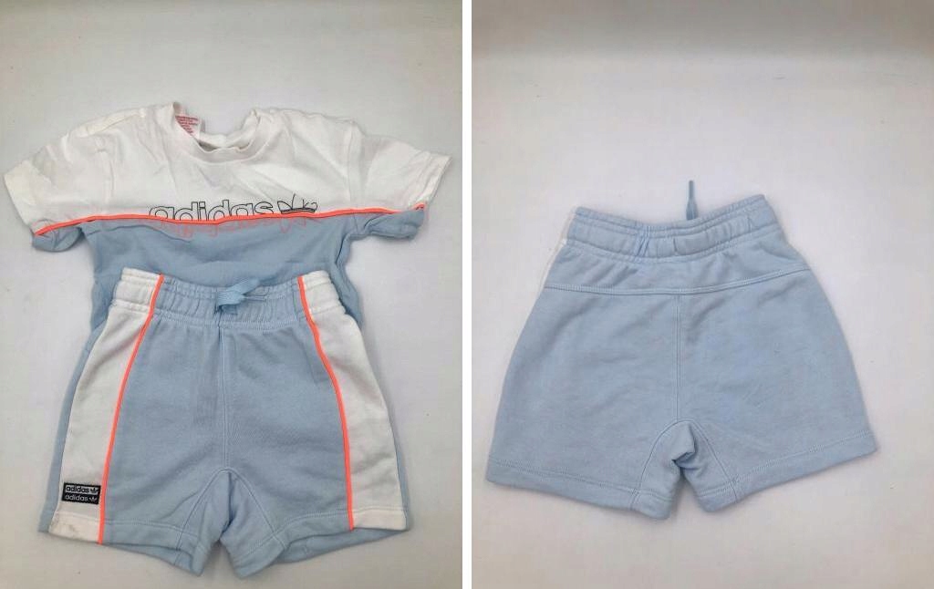 Nastaviť adidas 98 biely, modrý, oranžový