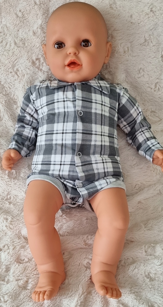 Detské body - Bavlna s dlhou veľkosťou 40,00 Veľkosť 68