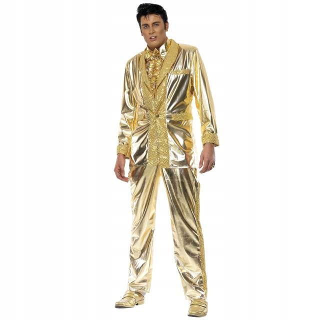 Kostým, maska - Outfit Elvisa, licencia, veľkosť M, karneval