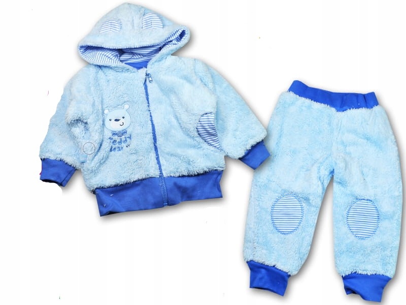 Teplaková súprava - Detské tracksuit ewa klucze veľkosť 68 modrá