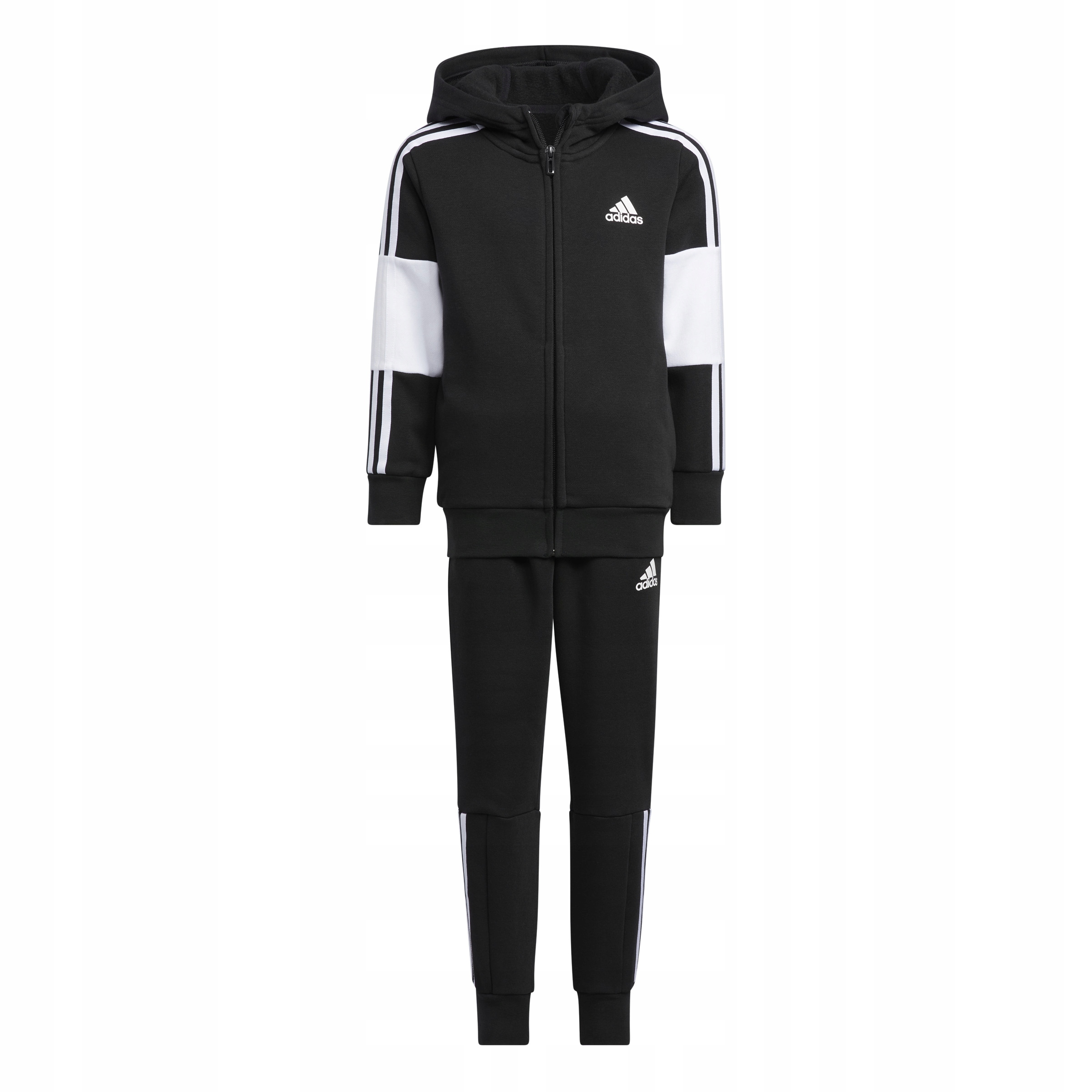 Teplaková súprava - Adidas HZ7080 Detské stopy veľkosti 140 biela, čierna