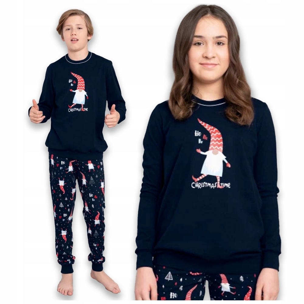 Pyžamo, župán - Talianska módna pyžamá veľkosť 128 NAVY BLUE, MULTI -COLED