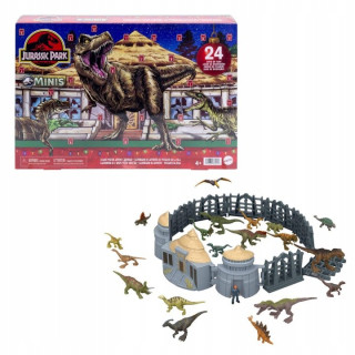 Mattel Jurassic World JLD23 adventný kalendár s dinosaurami