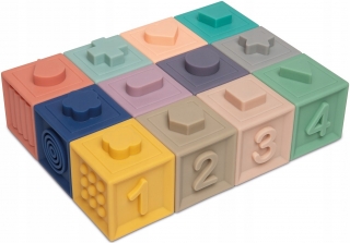 Canpol Soft Sensory Blocks Set 12 kusov