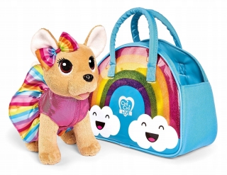 Chi Chi Love Rainbow Módny maskot pes +kabelka