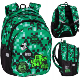 Multifunkčný školský batoh CoolPack Game Zone s ergonomickým dizajnom