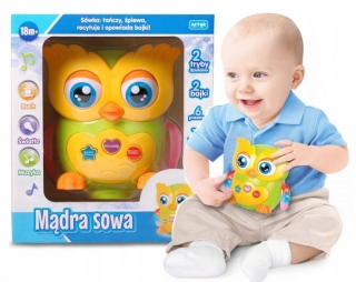 Vzdelávacia múdra sova spieva hovorí Fairy Tales pl