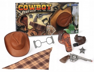 Gonher Cowboy Set, Revolver, klobúk 880/0