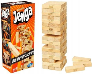 Pôvodná zimná veža Jenga Hasbro A2120