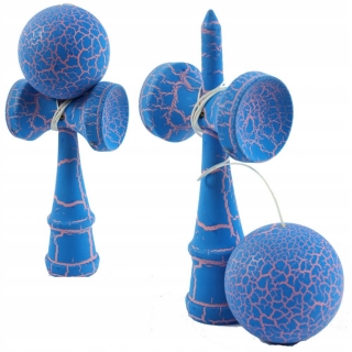 Hit Kendama Drevená japonská modro-ružová hra
