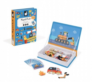 JANOD MAGNETIC PUZZLE VOZIDLÁ AUTA AUTA