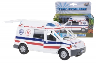 Ambulancia sanitka kovové zvukové svetlo