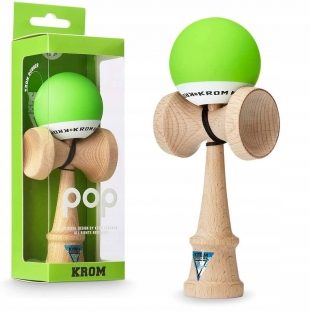 Kendama Krom originálne pop drevené svetlo zelené