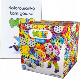 OBLÁTKY BLOKOV MELI BASIC CONSTRUCTOR 600 ELEMENTS