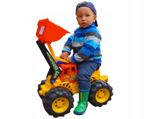 Excavator HQ Polish Bulldozer Ride Large XL 90 cm