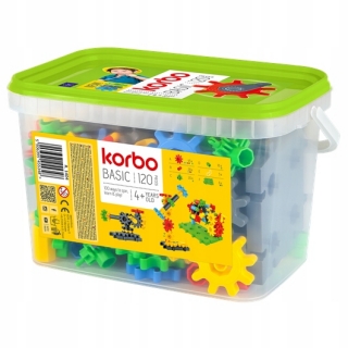 POHYBLIVÉ STAVEBNÉ BLOKY KORBO Basic 120 el.