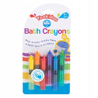 Washand Bathons Crayons 6ks