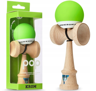 Kendama Krom Pop Lime Green, jasne zelená