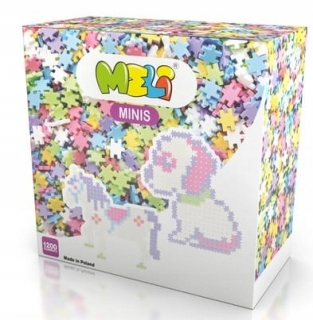 Stavebné bloky Meli Minis Pastel 1200+Veniec