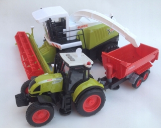 Kombinujte traktor veľkú súpravu pre poľnohospodárov