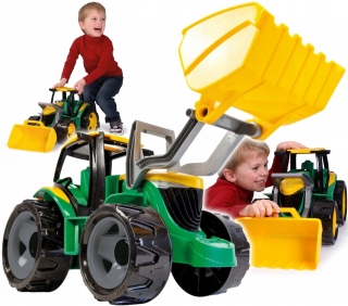 Lena Veľký traktor jazdiť na 100 kg traktor 65 cm 02057