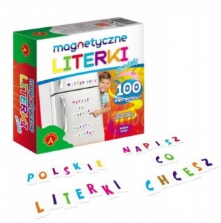 Magnetické písmená poľské znaky 100 prvkov