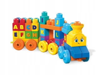 Mega Bloks ABC Vlak so zvukmi čísel FWK22