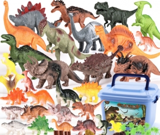 Mega veľká súprava figúr a dinosaurov 44 ks.