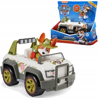 Figurín tracker psov a džíp off -road vozidlo