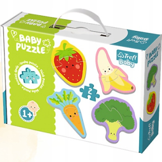 Puzzle detská klasická zelenina a ovocie 12 m+ 8el Trefl