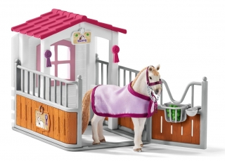 Schleich 42368 Boxing Stable Farm s kobylkou