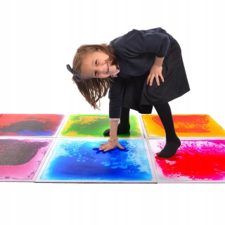 Zmyslové podlahové dlaždice 50 x 50 set 6 ks