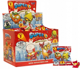 Super Zings Series 1 Shazetka s figurínom - 50 kusov
