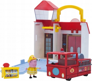 Ošípané figuríny automatické hasičské stanice