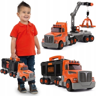 SMOBY CIęęarówka Black+Decker Construction Set