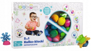 Trefl Lalaboom 36el Kulko-klocki senzory 61080