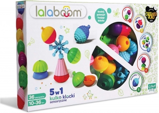 Trefl Lalaboom 5in1 Kulko-Klacki Sensory 36 El.