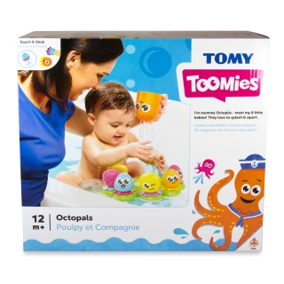 Zväzky pre hračky Bath Octopus E2756