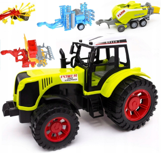 Traktor s gigantom prívesov nastavený na 58 cm