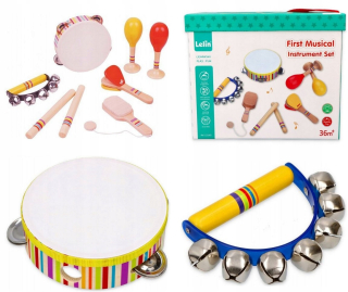 Hudobná sada Drevené nástroje +Lux Bag
