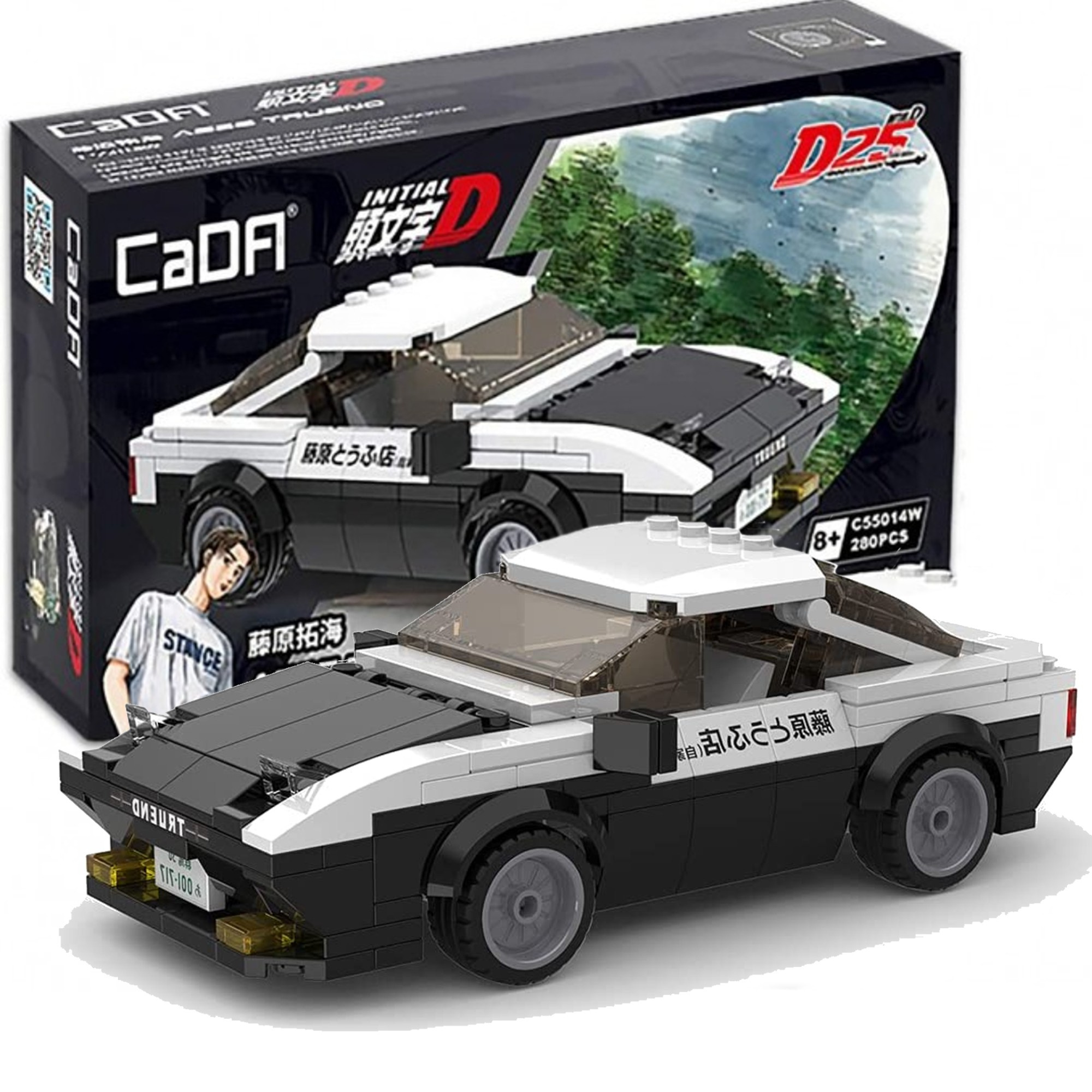 Stavebnica CaDA Toyota AE86 Trueno Initial D, 280 dielikov