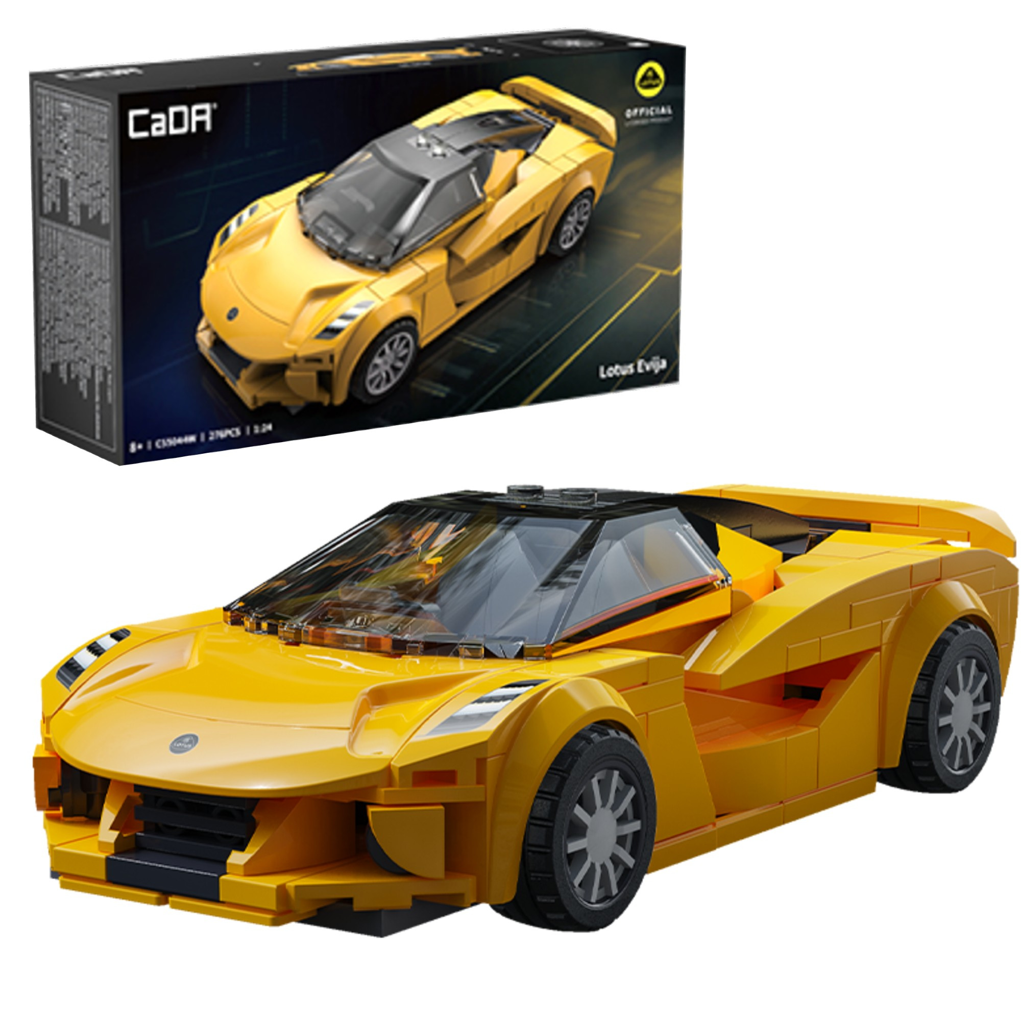 Stavebnica CaDA športové auto Lotus Evija 1:24, 276 dielikov, C55044W