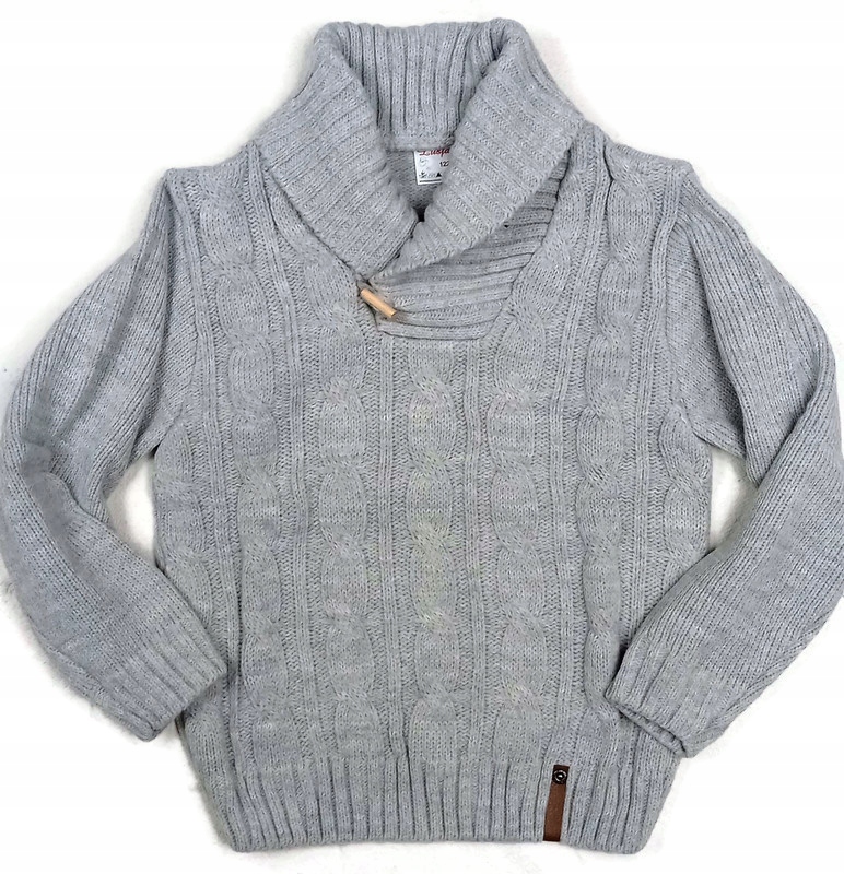 Detský sveter - Sveter Ďalšia značka (poľský producent) 176 Gray