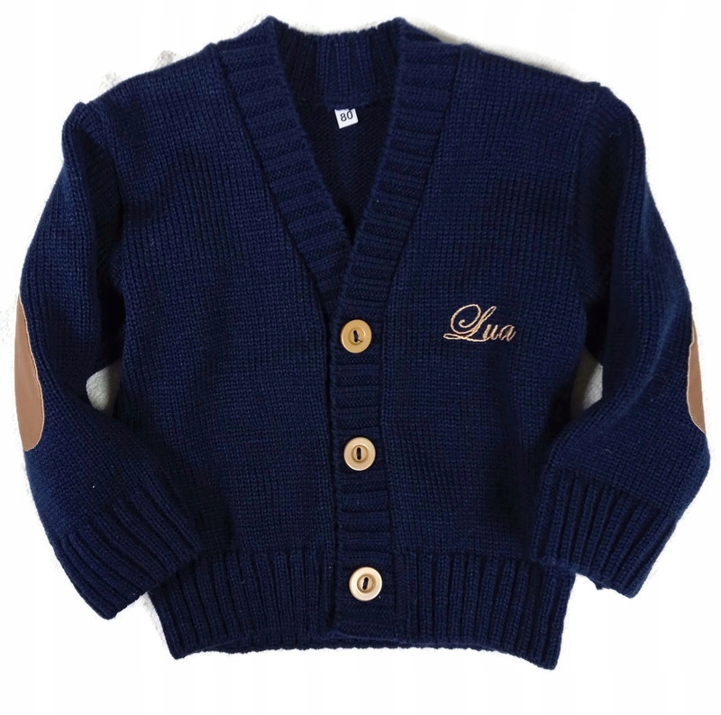 Detský sveter - Lusja 80 Navy modrý sveter