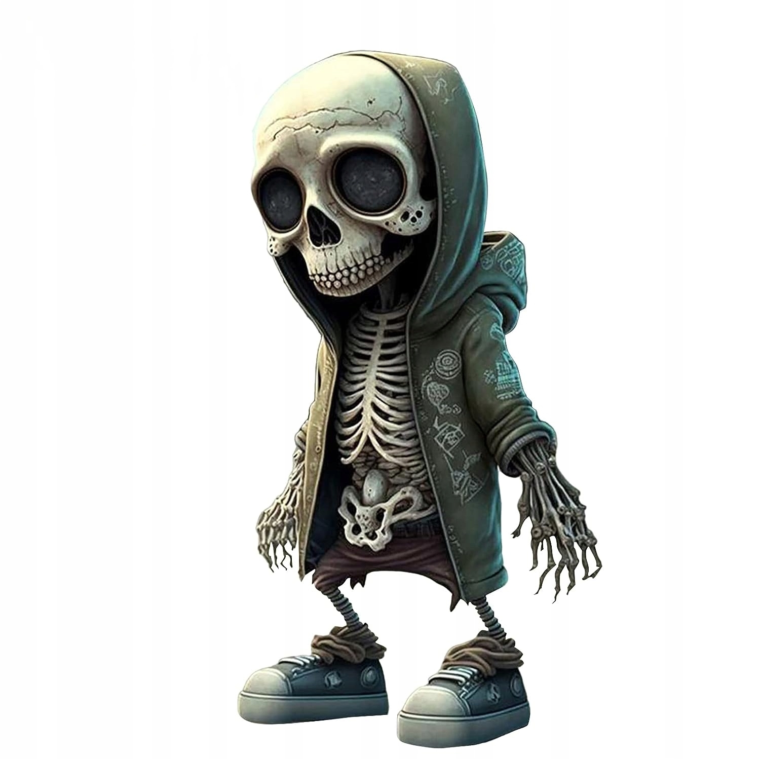 Halloweenska dekorácia kostry halloweenske dekorácie na záhradu a pracovný stôl