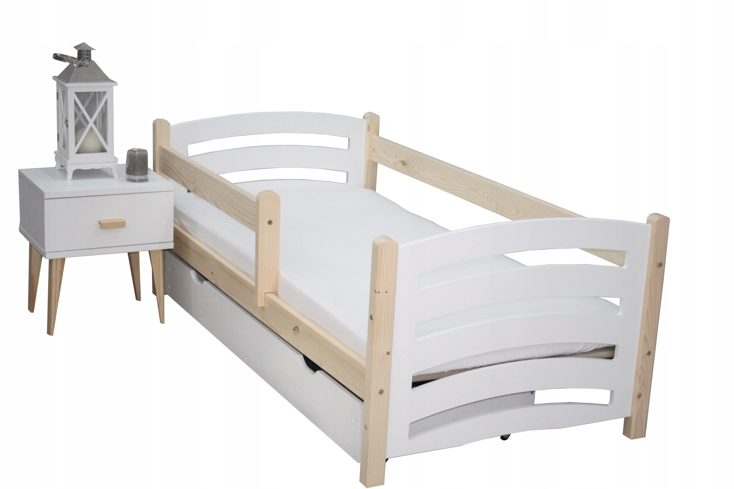 Detská posteľ mela 80x160 + zásuvka + matrac
