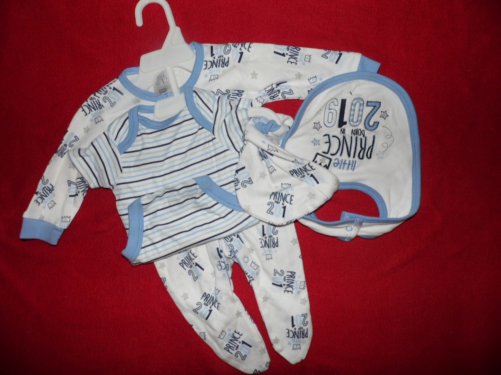 Detský komplet - Baby Set George 56 Blue 4 PCS.