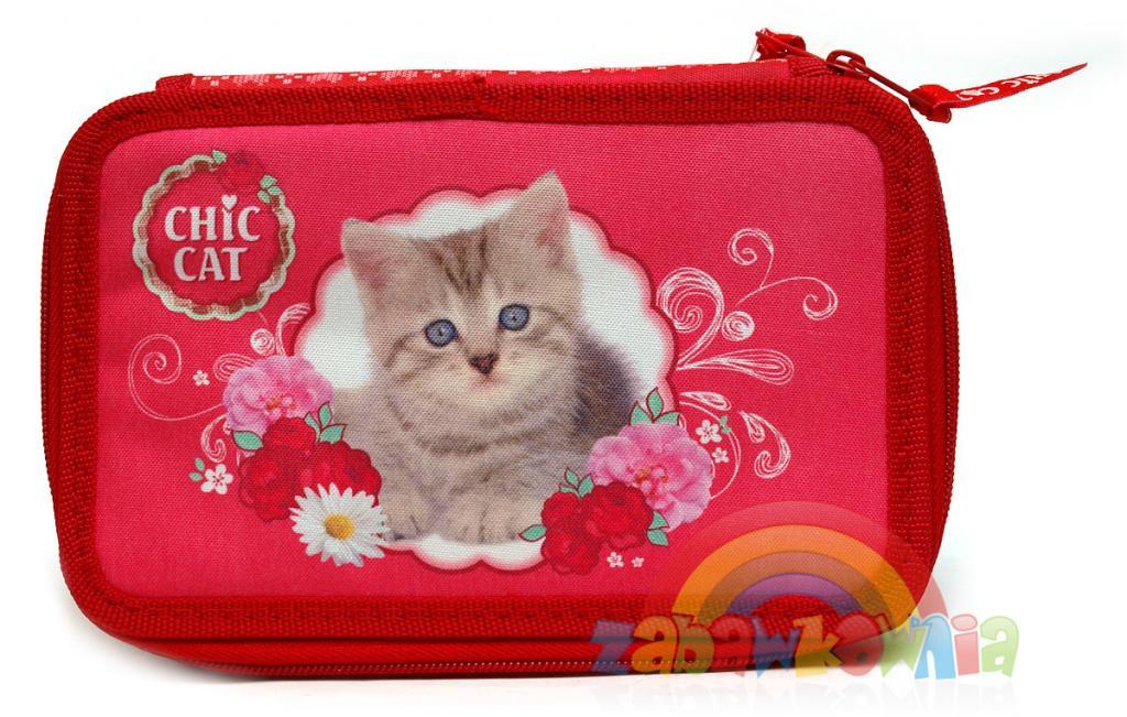 Školský peračník - Cencil Case Double -Ded Chic Cat Kitty 40327