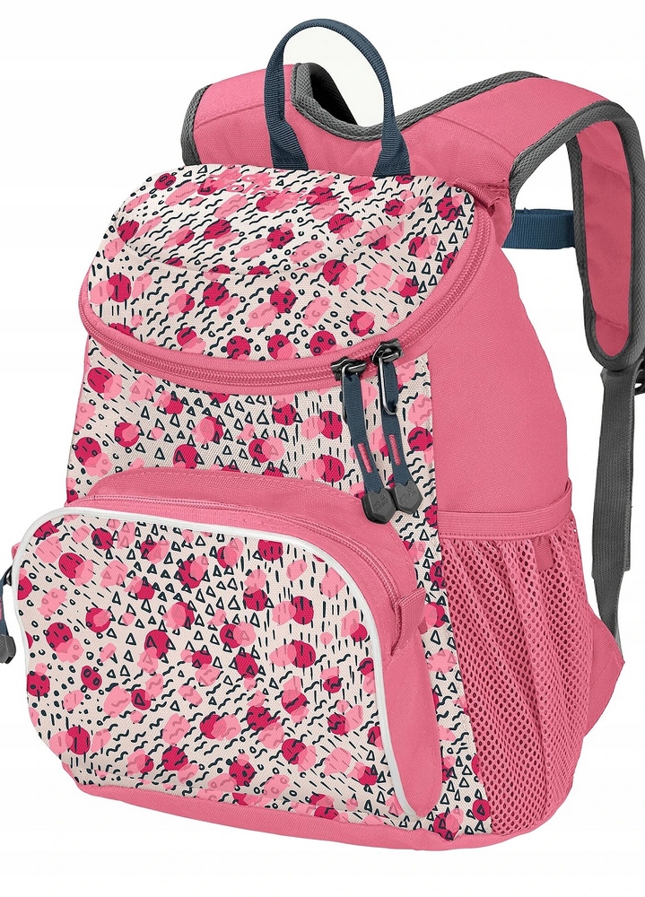 Predškolský batoh - Jack Wolfskin Little Joe - Pink po celom batohu