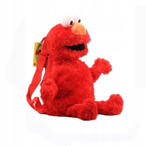 Predškolský batoh - Elmo vypchávka batoh Street sezam